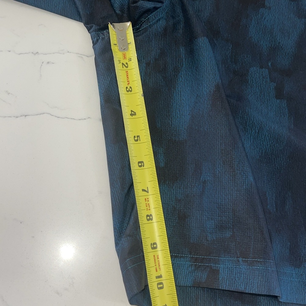 Adidas Board Shorts Terrex Parley Lotus Camo Outdoor 2XL Blue Black Performance - Picture 9 of 9